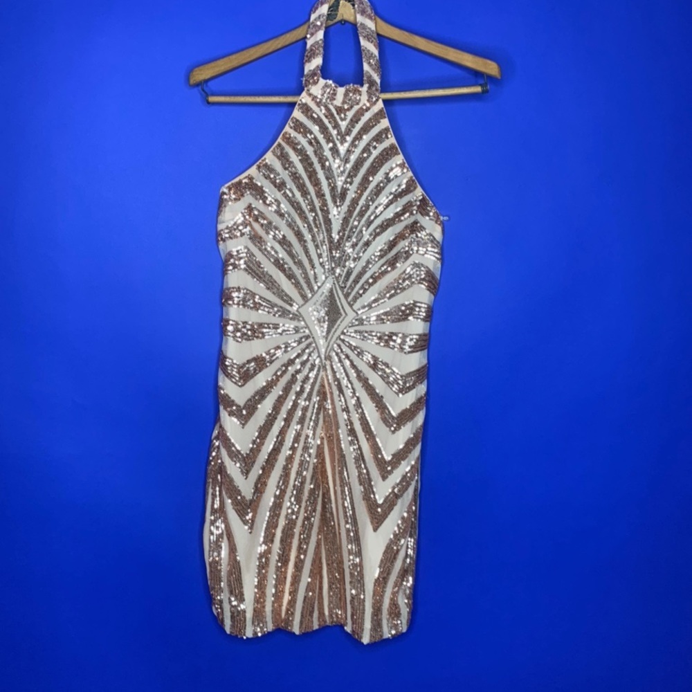 Light Pink/Peach Sequin Dress 💗